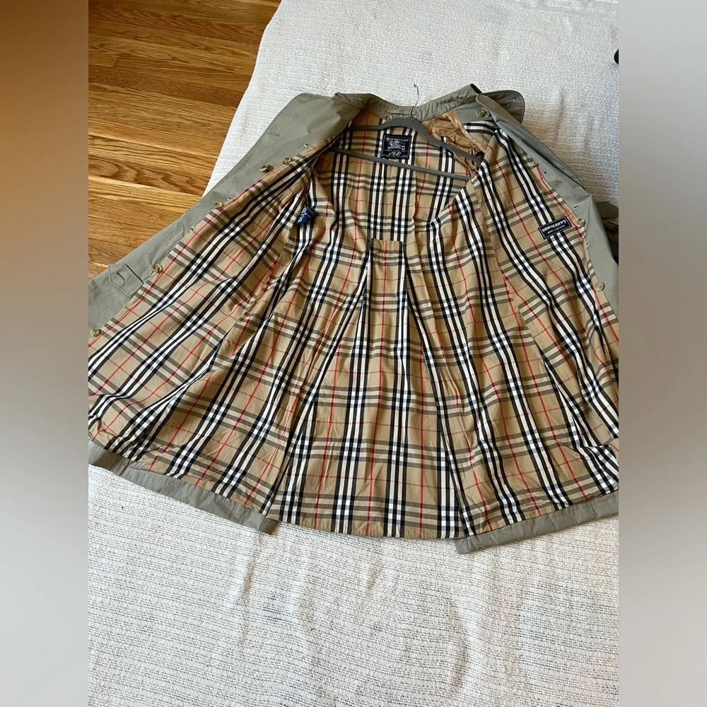 Classic Tan Trench Coat Burberry USA  small 6 - Picture 11 of 15
